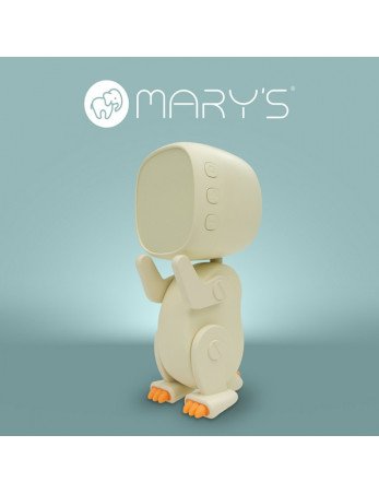 MARY'S MW61058 Robo Dino žadintuvas baltas