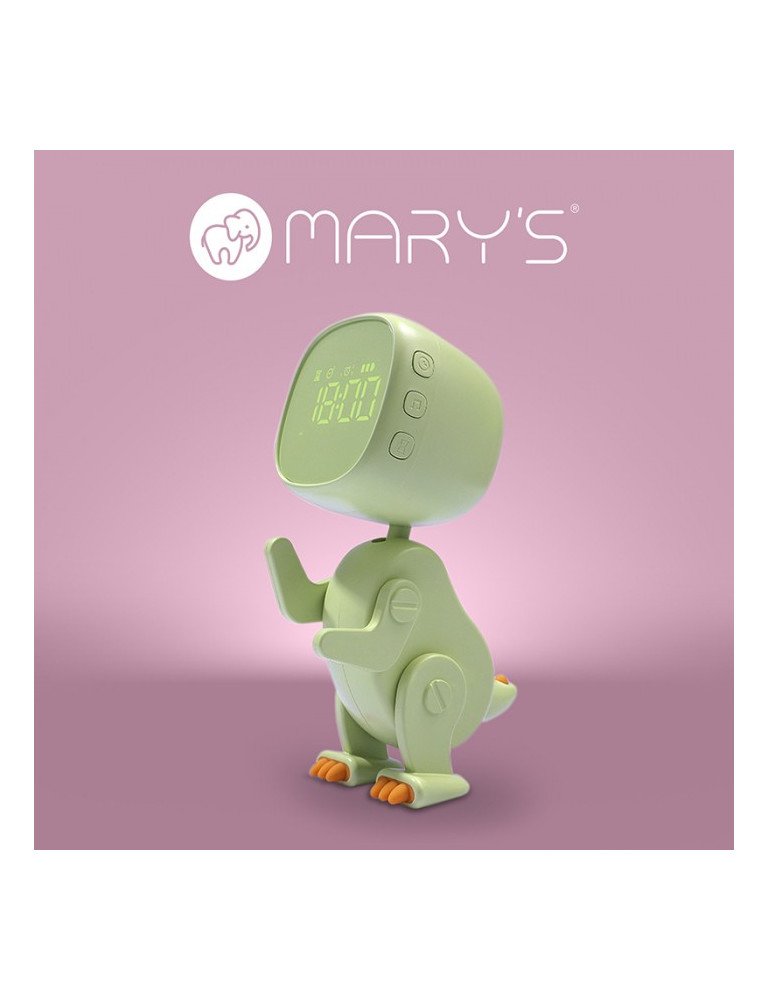 MARY'S MW61059 Robo Dino žadintuvas žalias