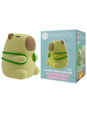 MARY'S MW61109 vadovaujama Capybara Tourist naktinis apšvietimas