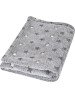 MATEX kūdikių antklodė MILLY mikropluošto 75X100 [TB0294_G44] pilkos spalvos žvaigždės