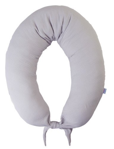 MATEX Pozicinė pagalvė MOON MUSLIN 260 cm [TB0076_42]j. pilka