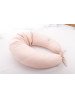 MATEX Pozicinė pagalvė RELAX lininė 190 cm ilgio [TB0448 09] j. rožinė*