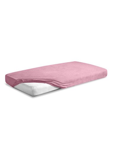 MATEX FROTTE PREMIUM lakštas su guma 60x120 [TB0025 -10] rožinis