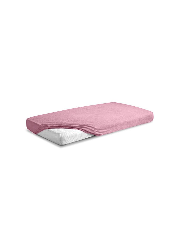 MATEX FROTTE PREMIUM lakštas su guma 60x120 [TB0025 -10] rožinis
