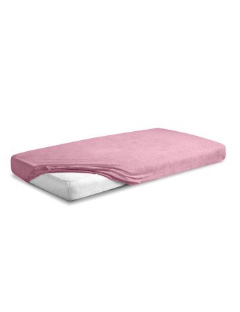 MATEX FROTTE PREMIUM lakštas su guma 60x120 [TB0025 -10] rožinis