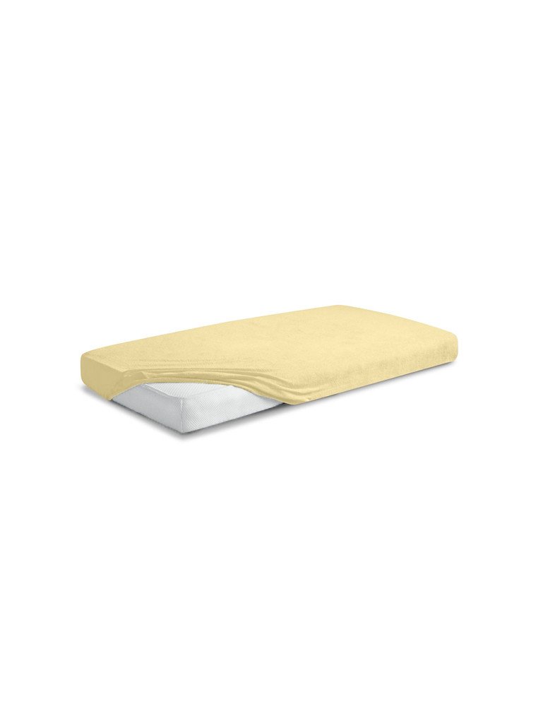 MATEX FROTTE PREMIUM lakštas su elastine juosta 70x140 [TB0026_04] geltonas