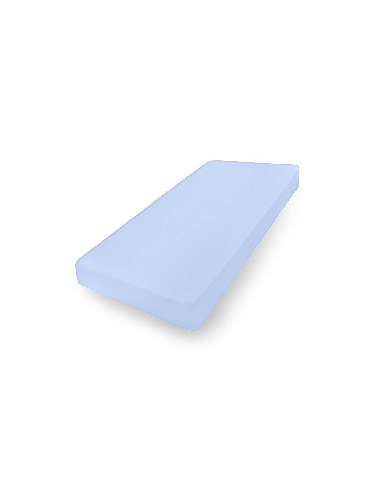 MATEX lakštinis marškinėlis su elastine juosta 70x140 [TB0028_24] šviesiai mėlynas