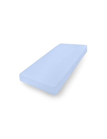 MATEX lakštinis marškinėlis su elastine juosta 70x140 [TB0028_24] šviesiai mėlynas