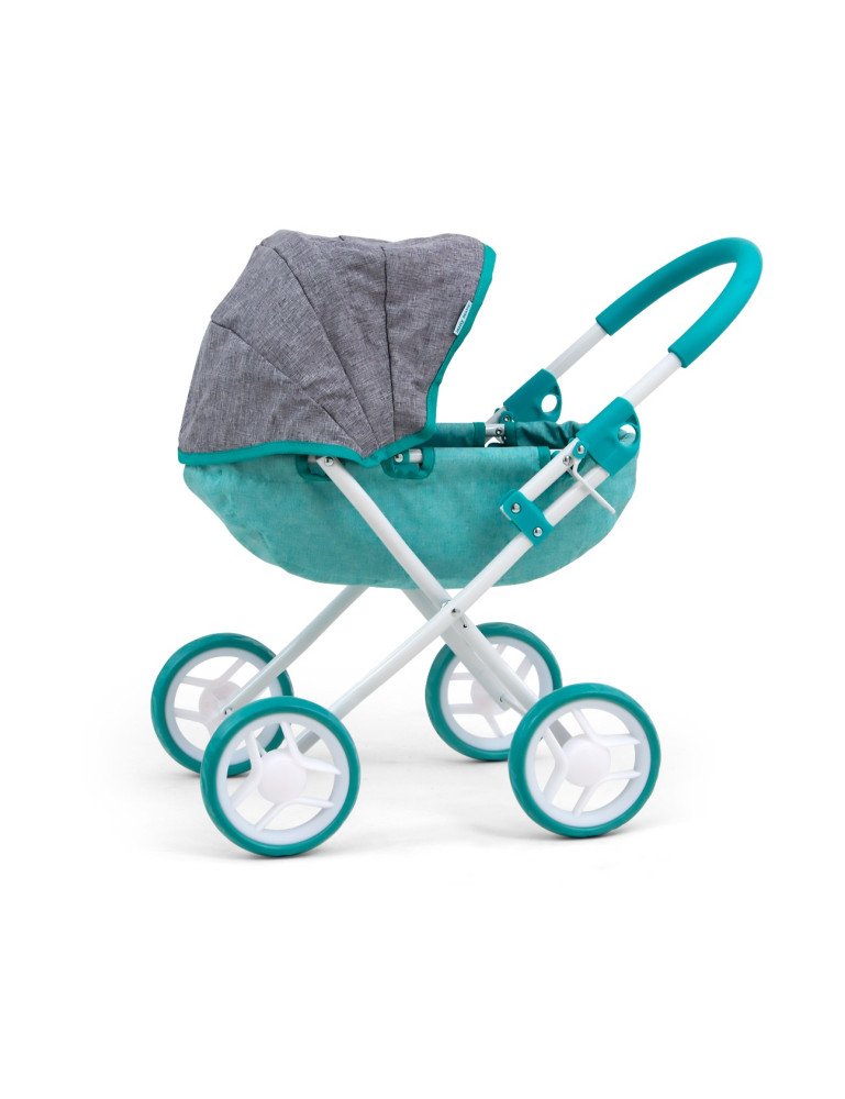 MILLY MALLY 3102 Dori Prestige mėtų spalvos lėlių vežimėlis MILLY MALLY 3102 Dori Prestige mėtų spalvos lėlių vežimėlis