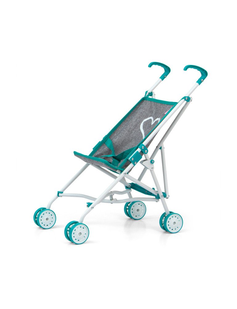 MILLY MALLY 3237 Julia Prestige Mint lėlių vežimėlis