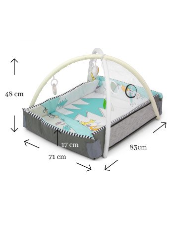 MILLY MALLY 3244 Kūdikių kilimėlis 5in1 Lolly Elephant