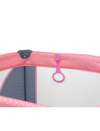 MILLY MALLY Kūdikio lovytė-maniežas FUN Pink Bear 3416