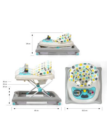 MILLY MALLY 3759 Patrol Dots kūdikių vaikštynė