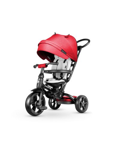 MILLY MALLY Triratukas QPLAY New Prime Raudona 4084-Triratukai-Dviratukai ir triratukai