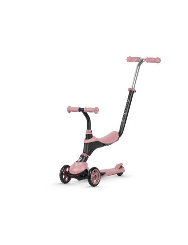 MILLY MALLY 4541 Qplay paspirtukas Sema 3in1 rožinis