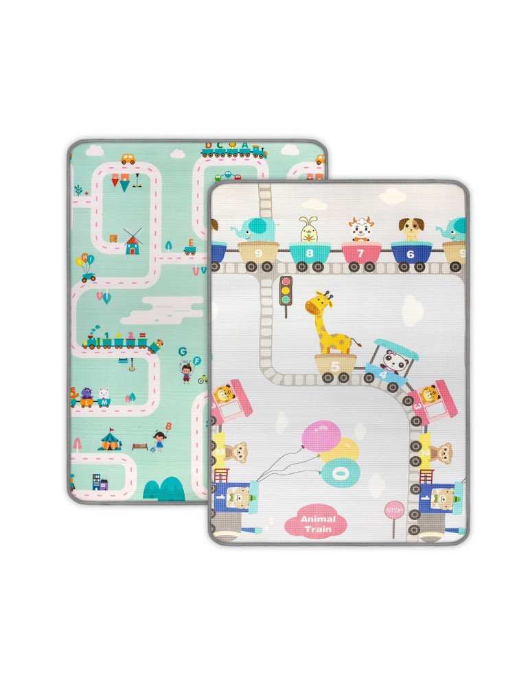 MILLY MALLY 4687 "Kinder Trains" porolono kilimėlis