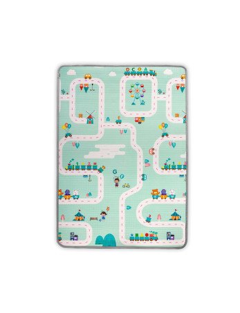 MILLY MALLY 4687 "Kinder Trains" porolono kilimėlis