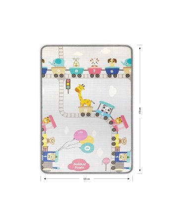 MILLY MALLY 4687 "Kinder Trains" porolono kilimėlis