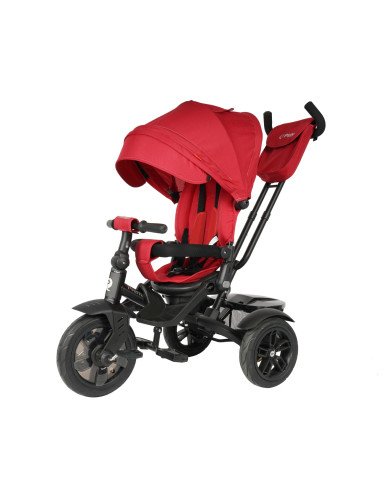 MILLY MALLY Triratukas QPLAY Premium Raudona 5391-Triratukai-Dviratukai ir triratukai