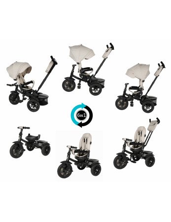 MILLY MALLY Triratukas QPLAY Premium Dramblio kaulo spalvos 5392-Triratukai-Dviratukai ir triratukai