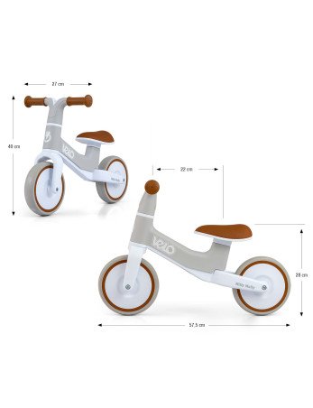 MILLY MALLY Balansinis dviratis Velo Rudas 5479-Balansiniai dviratukai-Dviratukai ir triratukai