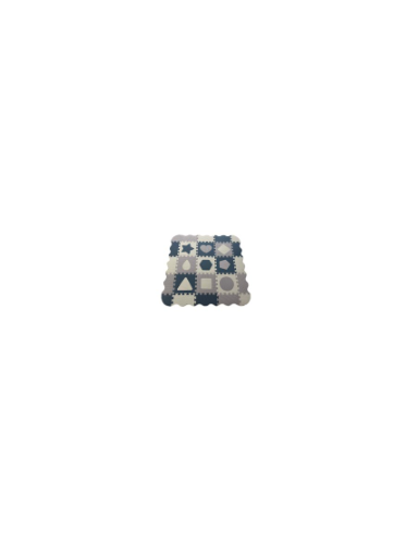 MILLY MALLY 5615 Kilimėlis "Jolly 3x3 Shapes" - mėlynas