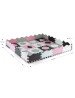 MILLY MALLY 5617 Dėlionių kilimėlis Jolly 4x4 Shapes - rožinis pilkas