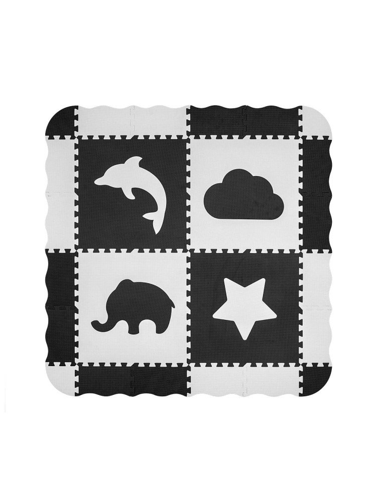 MILLY MALLY 5619 "Jolly" 2x2 pilkas putplasčio dėlionės kilimėlis