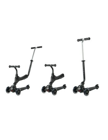 MILLY MALLY 5690 Qplay Sema Pro 3-in-1 paspirtukas juodas