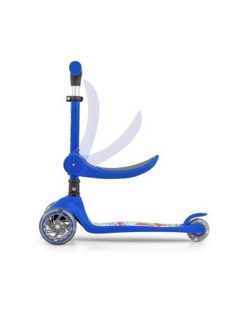 MILLY MALLY 5753 Paspirtukas FUZZY blue