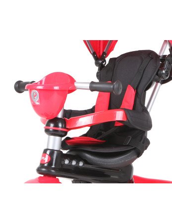 MILLY MALLY Triratukas QPLAY Comfort Raudona 5823-Triratukai-Dviratukai ir triratukai