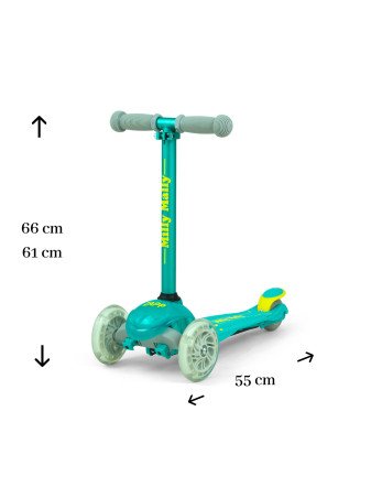 MILLY MALLY Zapp mint SCOOTER paspirtukas