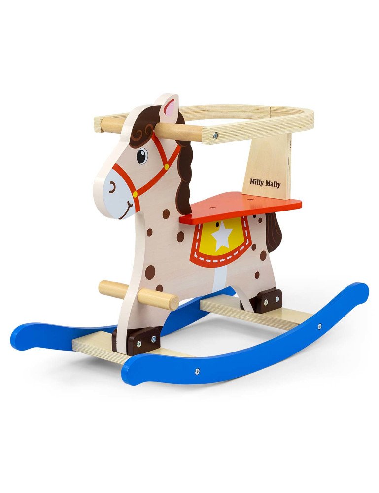 MILLY MALLY Lucky Mėlynas/raudonas arklys