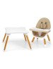 MILLY MALLY 2-in-1 maitinimo kėdutė Malmo Beige-Maitinimo kėdutės-Vaiko kambarys