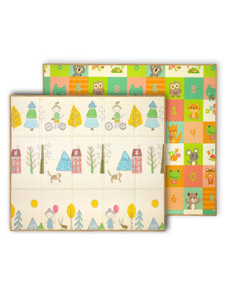 MILLY MALLY sulankstomas putplasčio kilimėlis Play Girl and Numberts T1