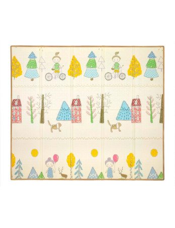 MILLY MALLY sulankstomas putplasčio kilimėlis Play Girl and Numberts T1