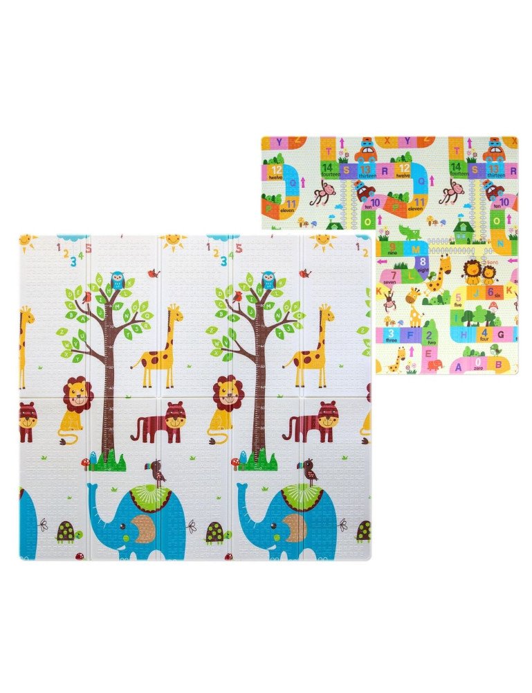 MILLY MALLY sulankstomas putplasčio kilimėlis Play Safari