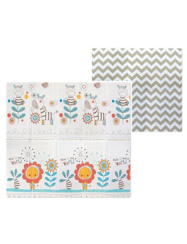 MILLY MALLY sulankstomas putplasčio kilimėlis Play Zebra