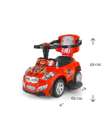 MILLY MALLY Laiminga juoda transporto priemonė