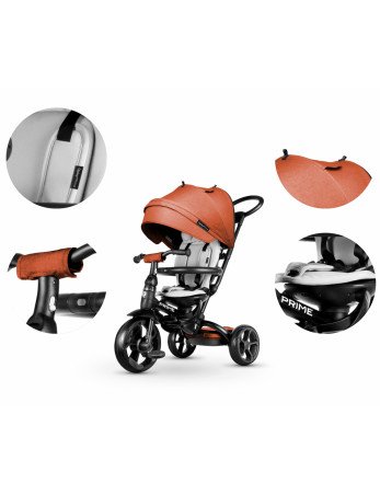 MILLY MALLY Triratukas QPLAY New Prime Oranžinė-Triratukai-Dviratukai ir triratukai