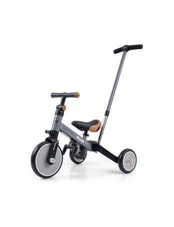 MILLY MALLY Triratukas OPTIMUS Plus 4in1 Pilka-Triratukai-Dviratukai ir triratukai