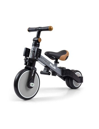 MILLY MALLY Triratukas OPTIMUS Plus 4in1 Pilka-Triratukai-Dviratukai ir triratukai