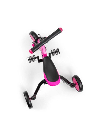 MILLY MALLY Triratukas OPTIMUS Plus 4in1 Rožinė-Triratukai-Dviratukai ir triratukai
