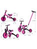 MILLY MALLY Triratukas OPTIMUS Plus 4in1 Rožinė-Triratukai-Dviratukai ir triratukai