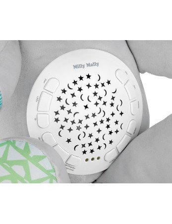 MILLY MALLY pliušinis žaislas su projektoriumi Milly Elephant