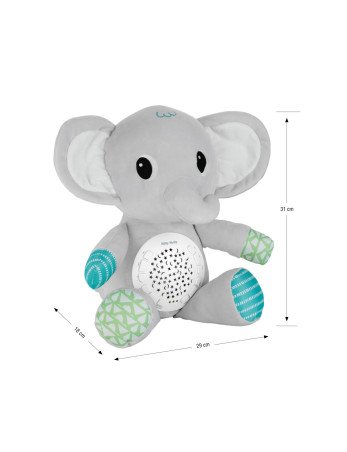 MILLY MALLY pliušinis žaislas su projektoriumi Milly Elephant