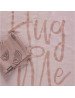MINENE 10308004060OS Bambukinės sauskelnės Hug Me 2 vnt., šviesiai rožinės spalvos 70*70