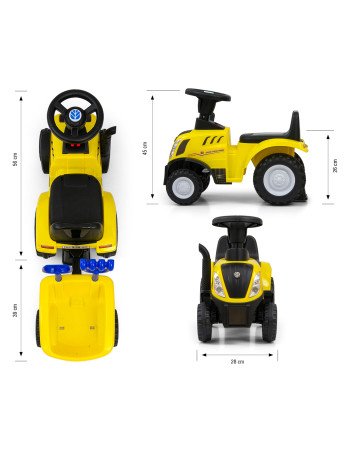 NEW HOLLAND 3902 T7 traktorius geltonos spalvos