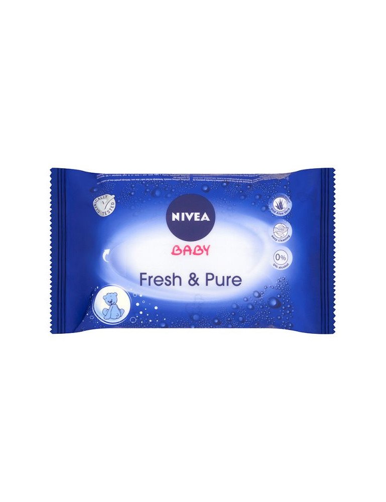 NIVEA BABY kūdikių servetėlės 4x63 3+1 nemokamai PURE