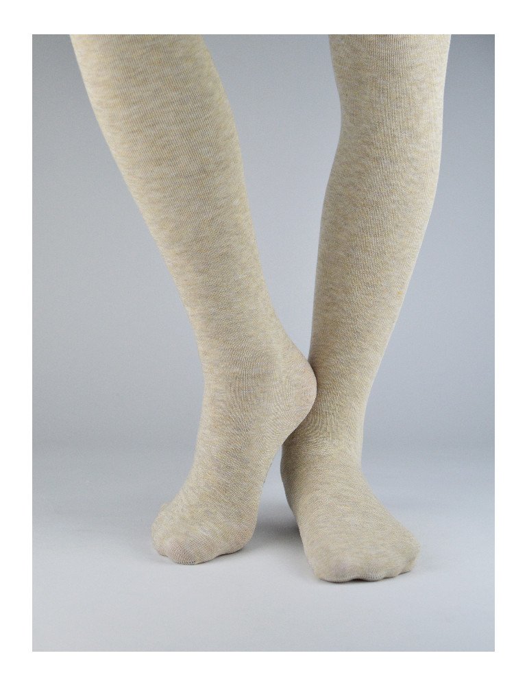 NOVITI RB004-G-01 Pėdkelnės super soft beige melange 128/134